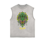 Punk Monster Graphic Muscle Tank