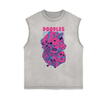 Punk Monster Graphic Muscle Tank