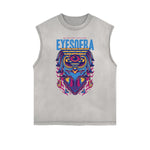 Sleeveless Steampunk Graphic Tee
