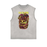 Sleeveless Steampunk Graphic Tee