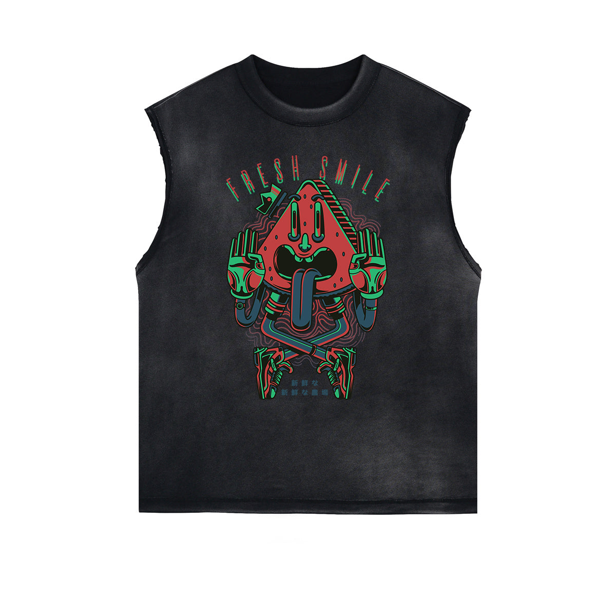 Steampunk Graphic Muscle Tank