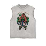 Sleeveless Steampunk Graphic Tee
