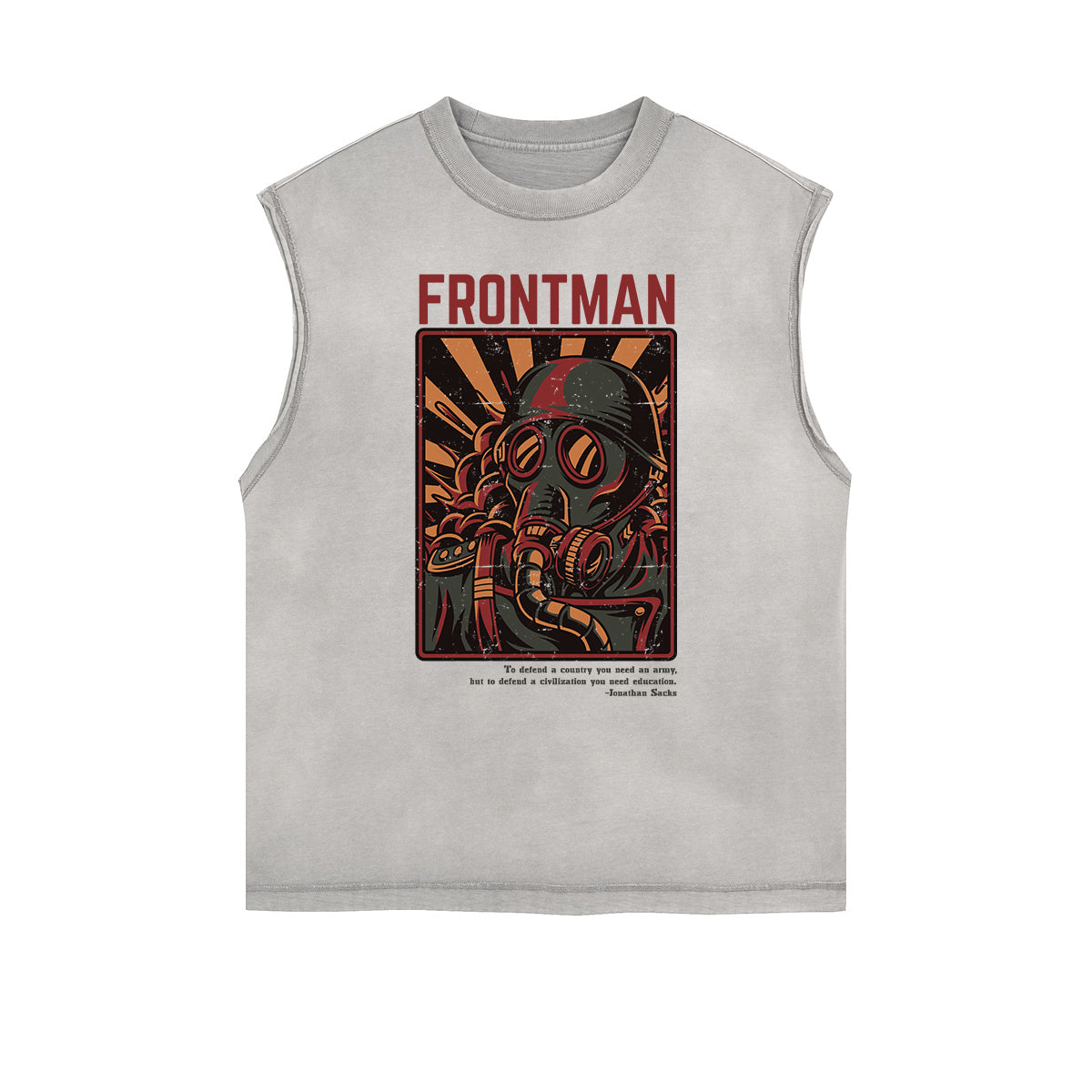 Sleeveless Steampunk Graphic Tee