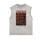Sleeveless Steampunk Graphic Tee