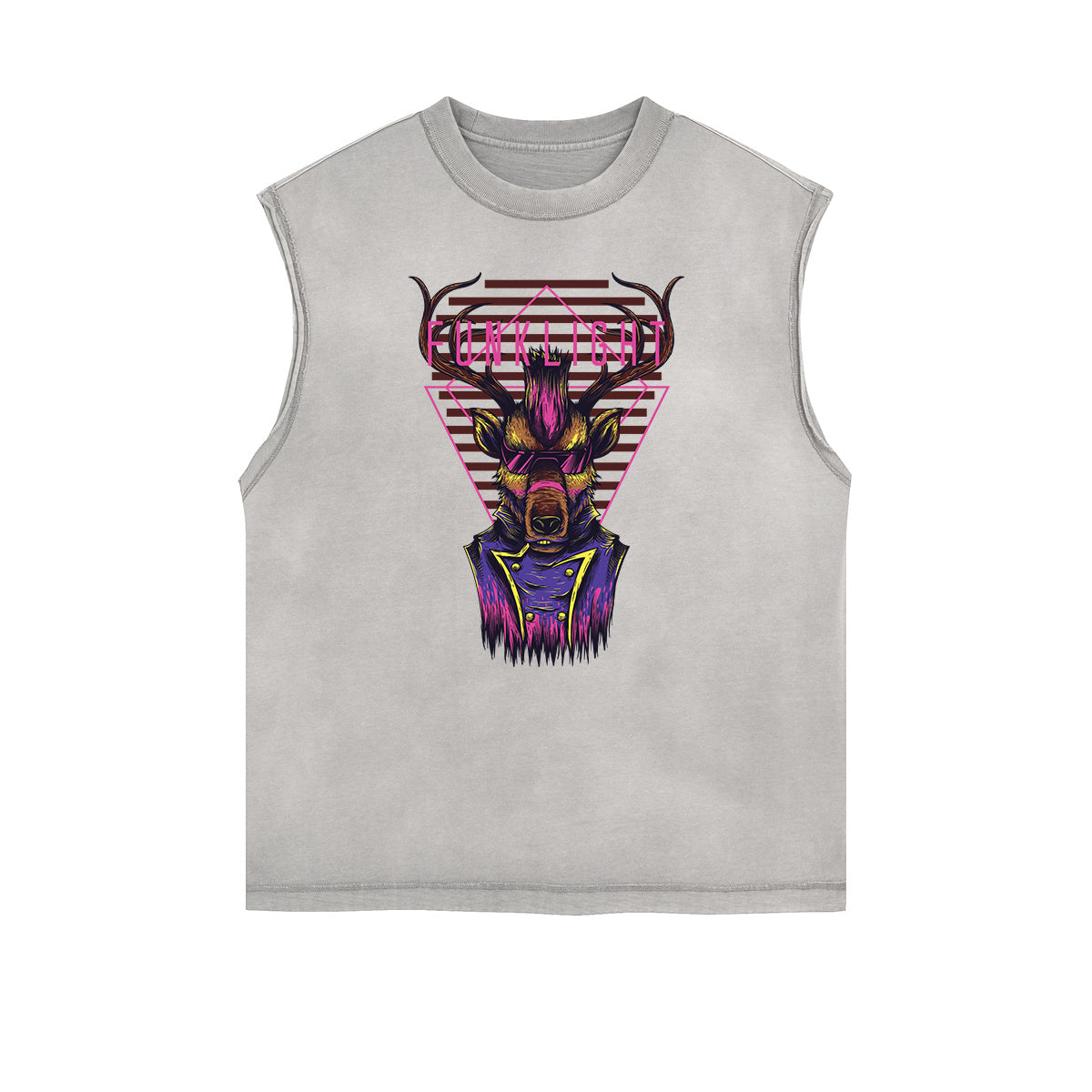 Sleeveless Steampunk Graphic Tee