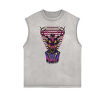 Sleeveless Steampunk Graphic Tee