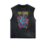Steampunk Graphic Muscle Tank