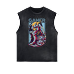 Steampunk Graphic Muscle Tank