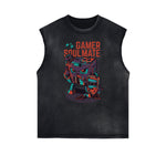 Steampunk Graphic Muscle Tank