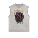 Sleeveless Steampunk Graphic Tee