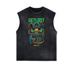Steampunk Graphic Muscle Tank