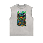 Sleeveless Steampunk Graphic Tee