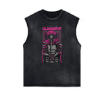 Steampunk Graphic Muscle Tank
