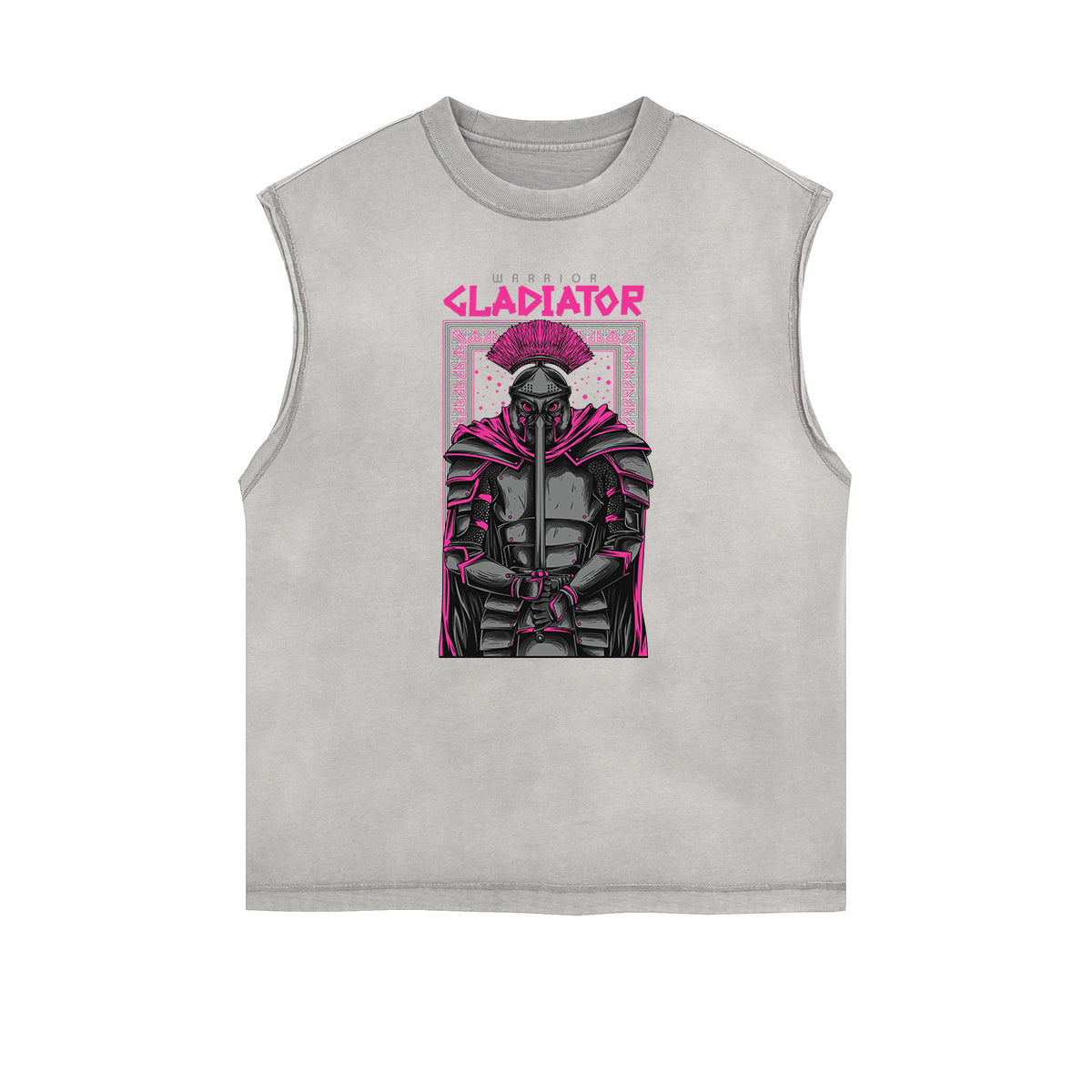 Sleeveless Steampunk Graphic Tee