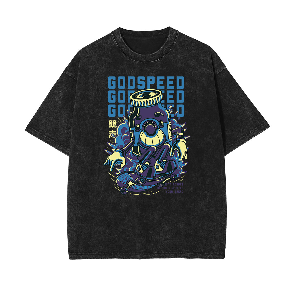Steampunk Faded Funny Pattern T Shirt