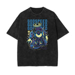 Steampunk Faded Funny Pattern T Shirt