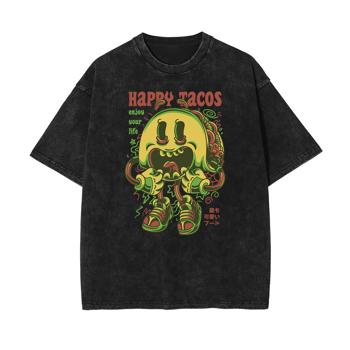 Steampunk Faded Funny Pattern T Shirt