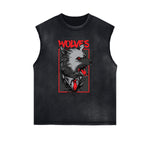 Humorous Cartoon Graphic Muscle Tank