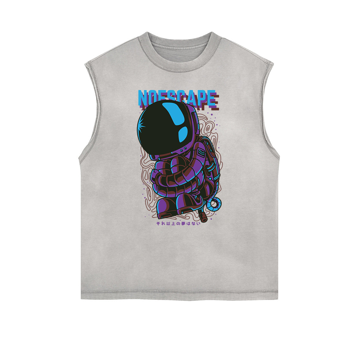 Punk Cartoon Graphic Tank Top