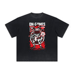 Vintage Frayed Punk Cartoon Graphic Tee