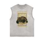 Punk Cartoon Graphic Tank Top