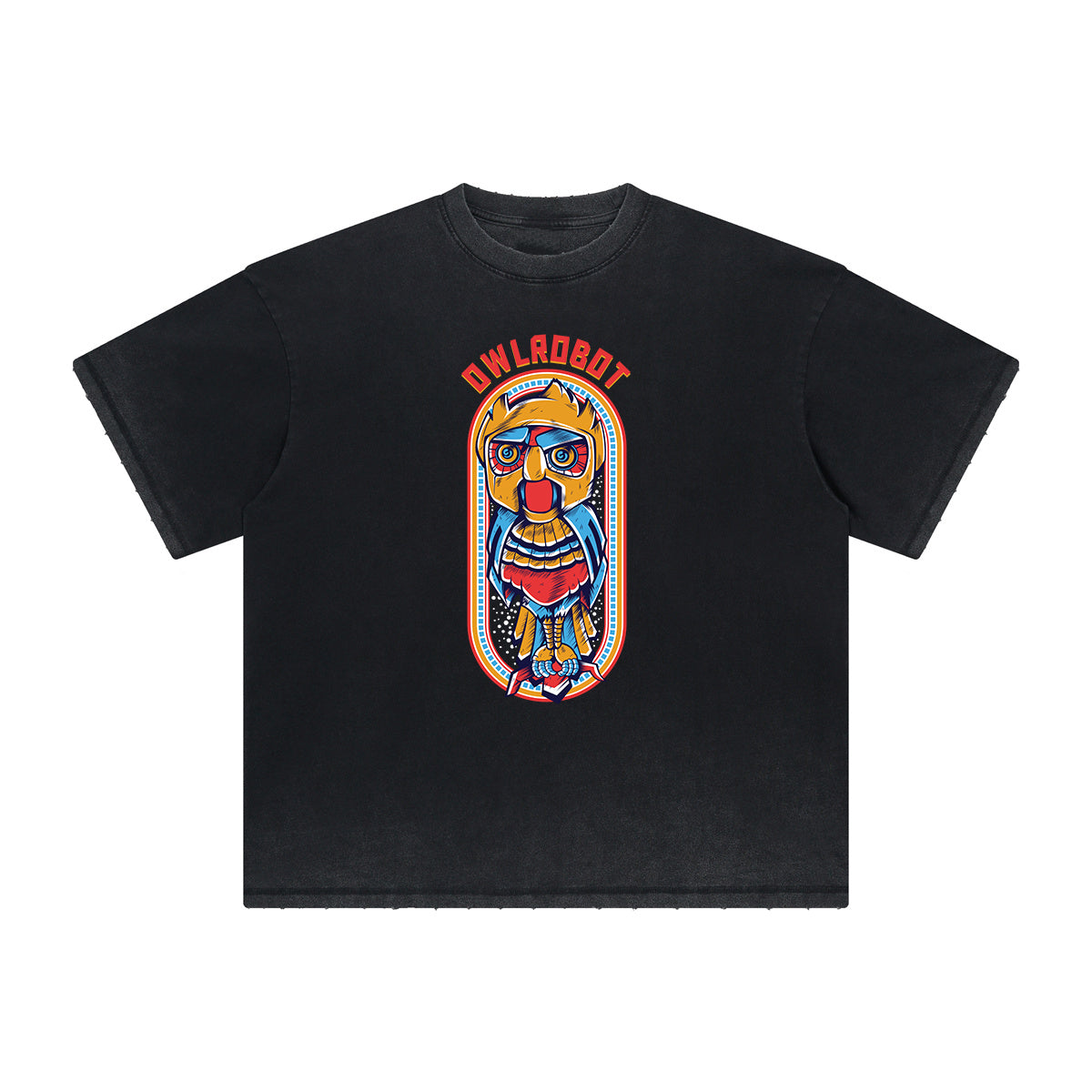 Vintage Frayed Punk Cartoon Graphic Tee