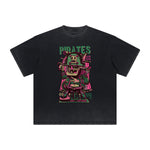 Vintage Frayed Punk Cartoon Graphic Tee