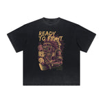 Vintage Frayed Punk Cartoon Graphic Tee