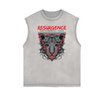 Punk Cartoon Graphic Tank Top