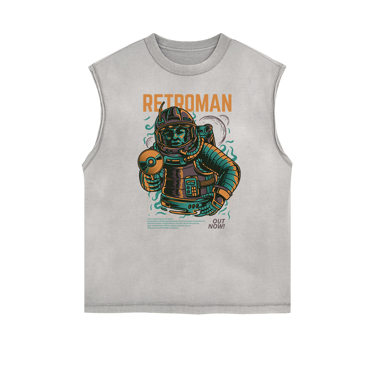 Punk Cartoon Graphic Tank Top