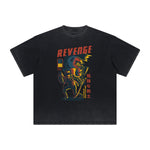 Vintage Frayed Punk Cartoon Graphic Tee