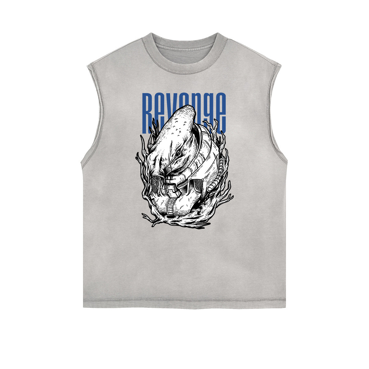 Punk Cartoon Graphic Tank Top
