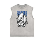 Punk Cartoon Graphic Tank Top