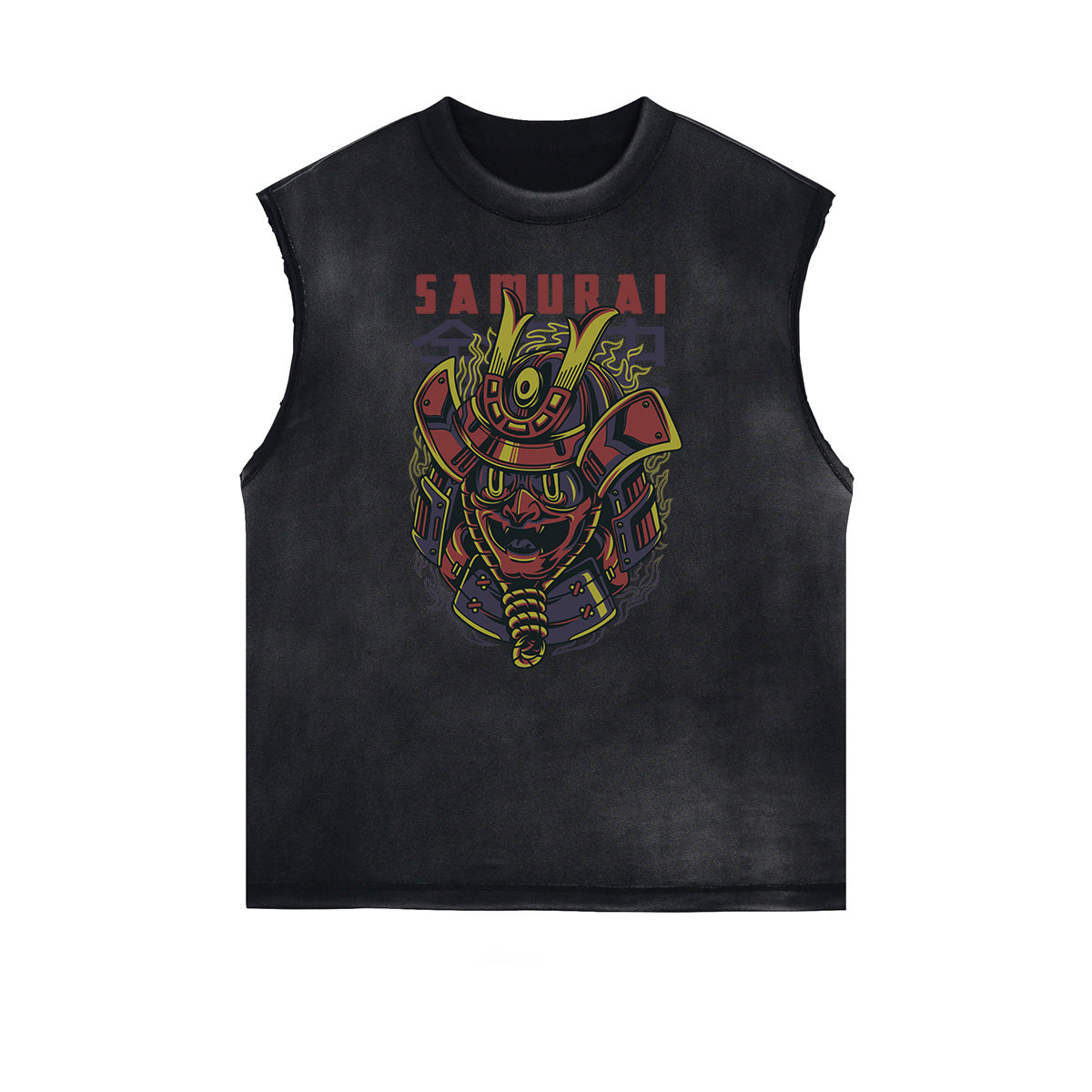 Cartoon Abstract Pattern Sleeveless Tee