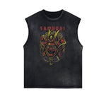 Cartoon Abstract Pattern Sleeveless Tee