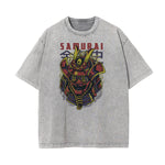 Cartoon Abstract Stone Wash Graphic Tee