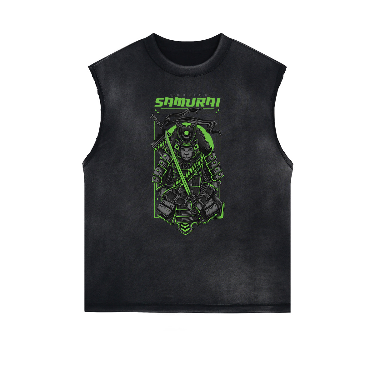 Cartoon Abstract Pattern Sleeveless Tee