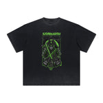 Cartoon Abstract Thick Faded Pattern Tee