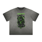 Cartoon Abstract Vintage Frayed Graphic Tee