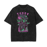 Cartoon Abstract Faded Pattern T Shirt