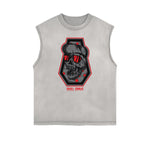 Cartoon Abstract Graphic Muscle Tank