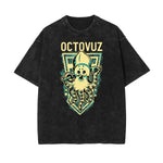 Cartoon Abstract Faded Pattern T Shirt