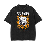 Cartoon Abstract Faded Pattern T Shirt