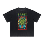 Retro Cartoon Vintage Frayed Graphic Tee