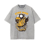 Retro Cartoon Stone Wash Graphic Tee