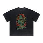 Retro Cartoon Vintage Frayed Graphic Tee