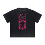 Retro Cartoon Vintage Frayed Graphic Tee