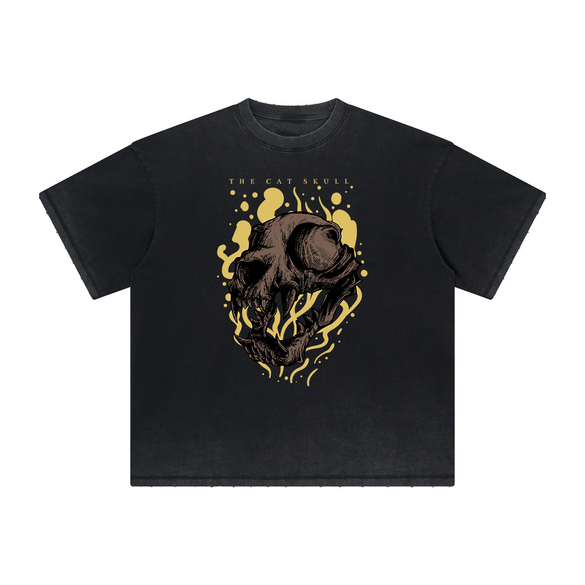 Retro Cartoon Vintage Frayed Graphic Tee