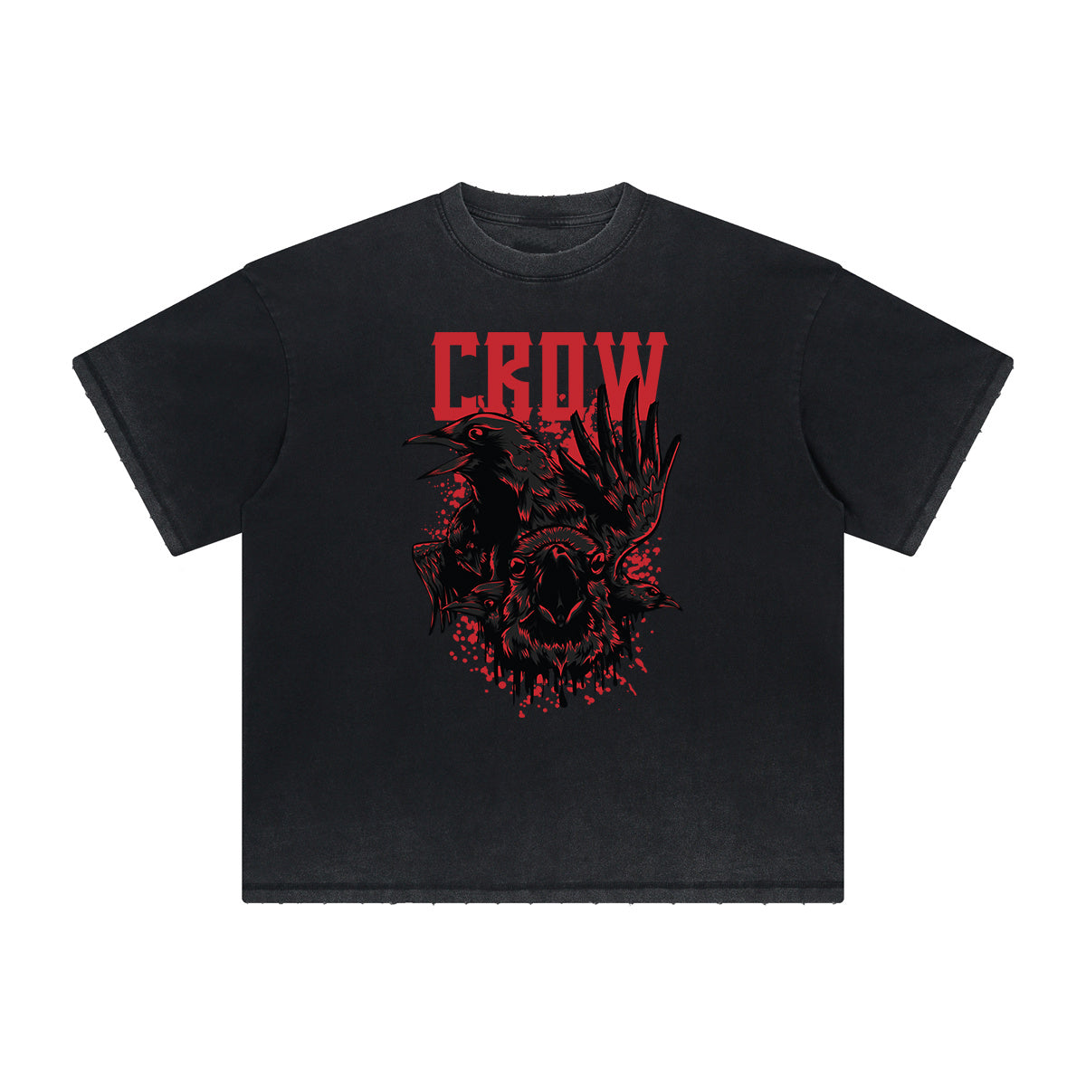 Retro Cartoon Vintage Frayed Graphic Tee