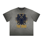 Retro Cartoon Thick Faded Pattern Tee